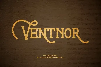 Ventnor Demo font