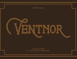 Ventnor Demo font