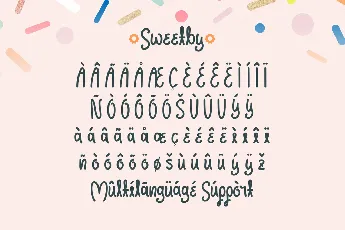 Sweetby Demo font