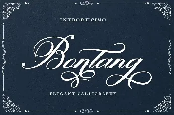 Bontang Free font