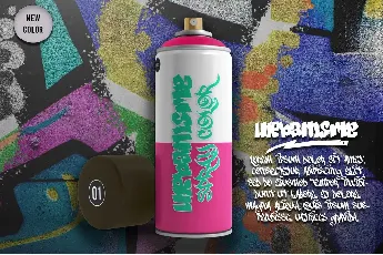 Spiky Frog Graffiti font