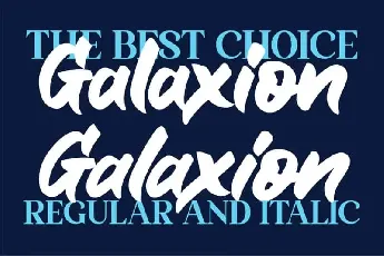 Galaxion font