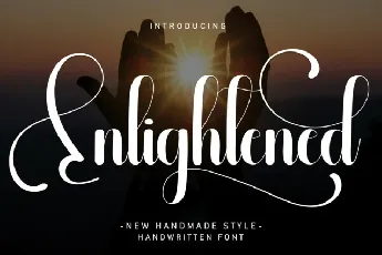 Enlightened Script font