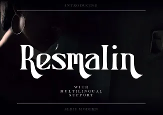 Resmalin font