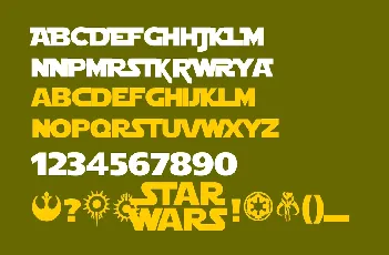 Star Jedi font