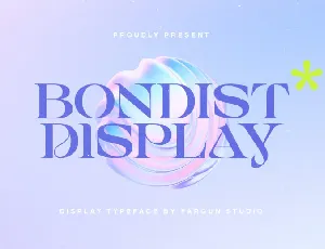 Bondist font