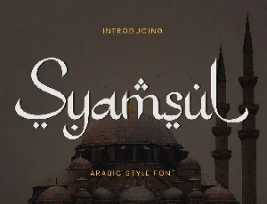 Syamsul font