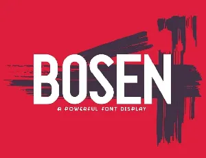 Bosen font