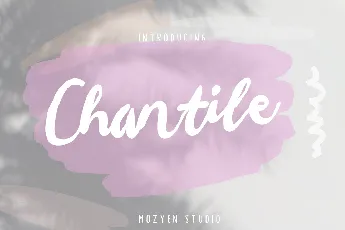 Chantile font