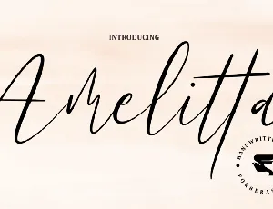 Amelitta font