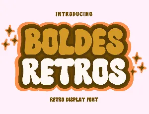 Boldes Retros font