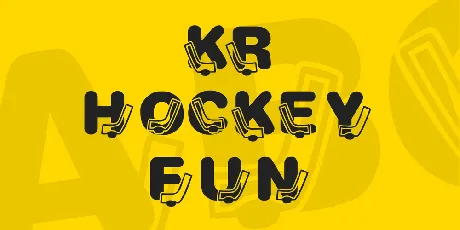 KR Hockey Fun font