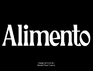 WTF Alimento font