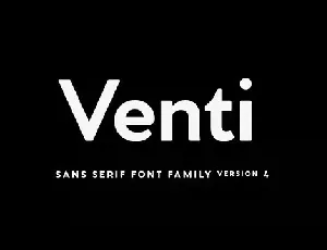 Venti CF Family font