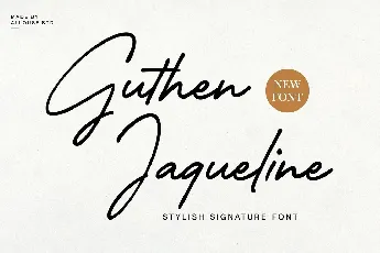 Guthen Jaqueline font