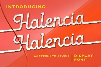 Halencia font