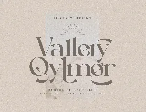 Vallery Qylmor font