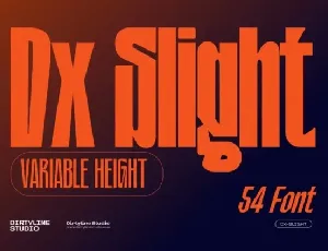 Dx Slight font