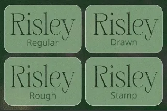 Risley Vintage font