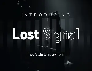 Lost Signal font