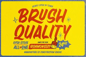 Owltail Brush font