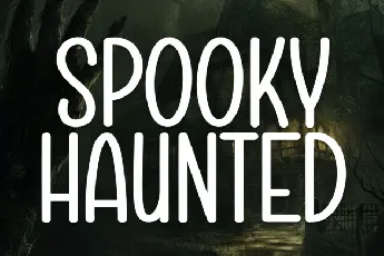 Spooky Haunted Display font