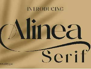 Alinea Serif font