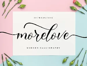 Morelove font