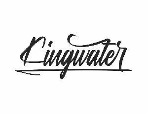 Kingwater Demo font