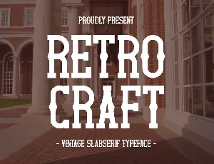 Retro Craft font