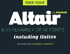 Altair font