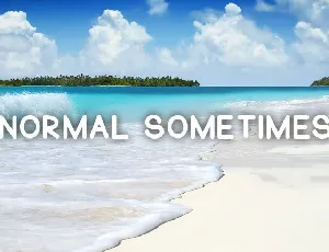 Normal Sometimes font