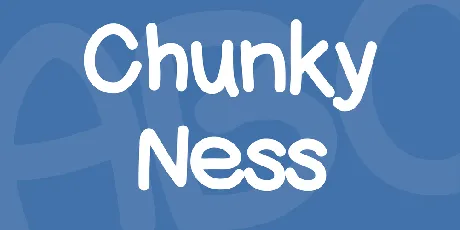 Chunky Ness font