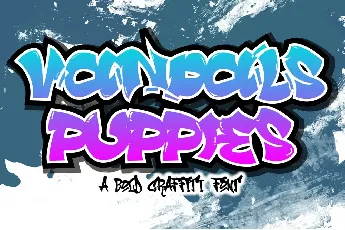 Vandals Puppies font