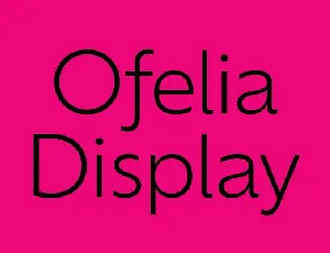 Ofelia Family font