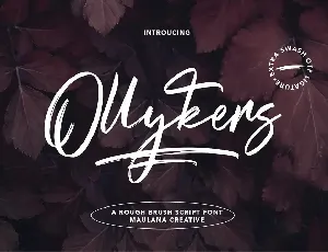 Ollykers font