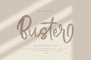 Buster font