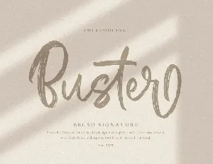 Buster font