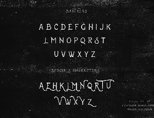 Banthers font