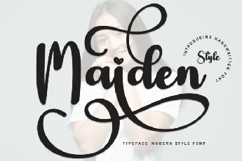 Maiden Script font