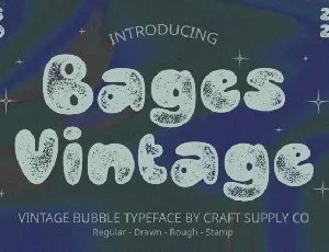 Bages Vintage font