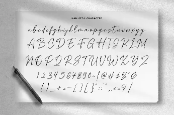 Hamiston Signature font