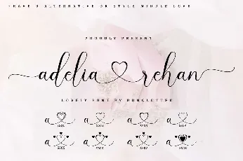 Adelia Rehan font