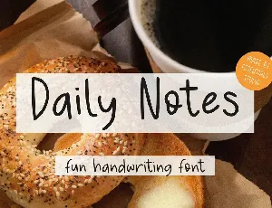 Daily Notes font