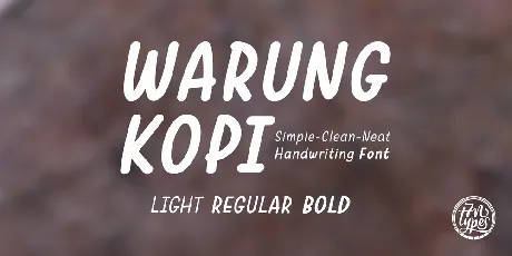 Warung Kopi font