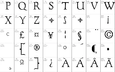 Goudy Twenty font