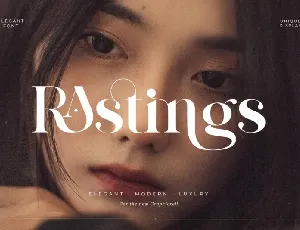 Rastings font