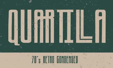 Quartilla font