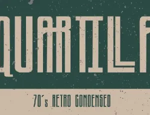 Quartilla font