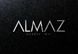 Almaz Display font